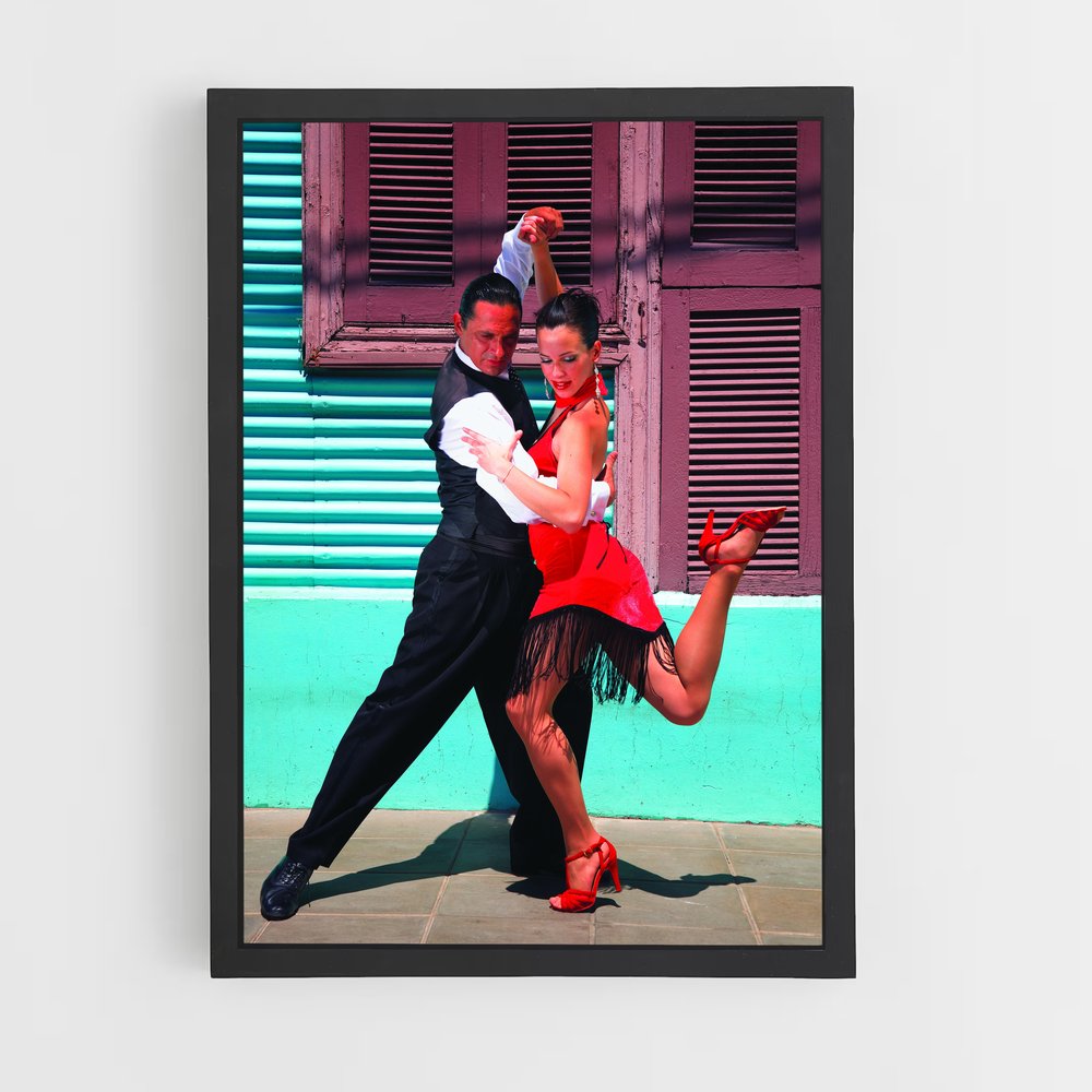 Poster Tango Verde – affiche Danse (vue 2)